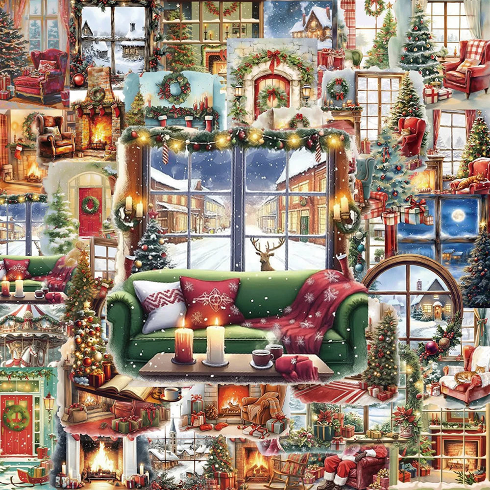 10/30/50pcs Transparent Cartoon Christmas Stickers Aesthetic Winter Scenery Decal DIY Notebook Phone Laptop Cute PET Sticker Toy
10/30/50pcs Transparent Cartoon Christmas Stickers Aesthetic Winter Scenery Decal DIY Notebook Phone Laptop Cute PET Sticker Toy