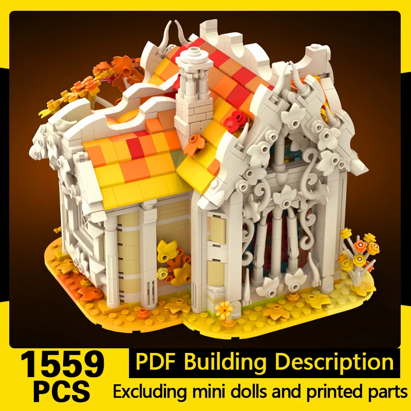 Medieval Castle Model MOC Building Bricks Autumn House Diorama Modular Technology Gifts Holiday Assemble Children Toys Suit
Medieval Castle Model MOC Building Bricks Autumn House Diorama Modular Technology Gifts Holiday Assemble Children Toys Suit