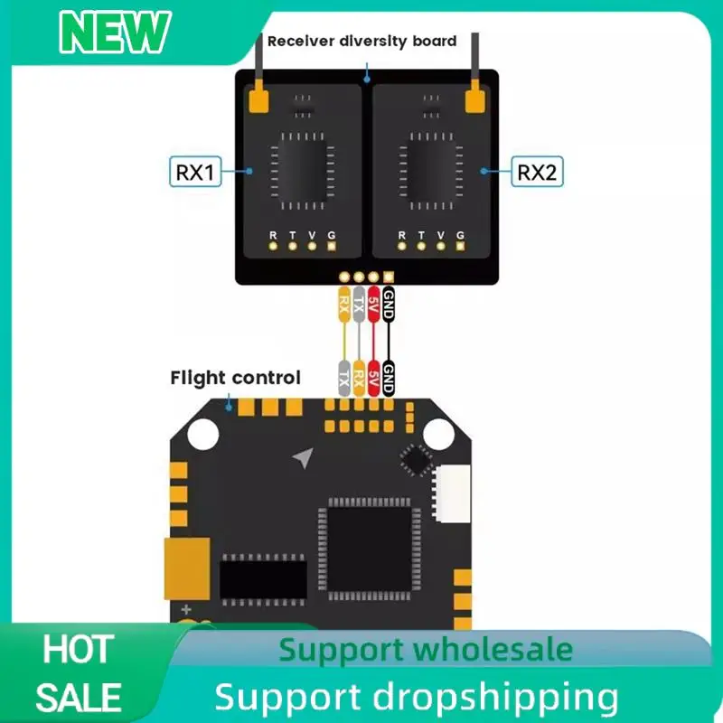 Solid FPV Receiver Transmitter Diversity Board 915Mhz/2.4Ghz Dual Band For VRX VTX For RC Drone DIY Parts
Solid FPV Receiver Transmitter Diversity Board 915Mhz/2.4Ghz Dual Band For VRX VTX For RC Drone DIY Parts
