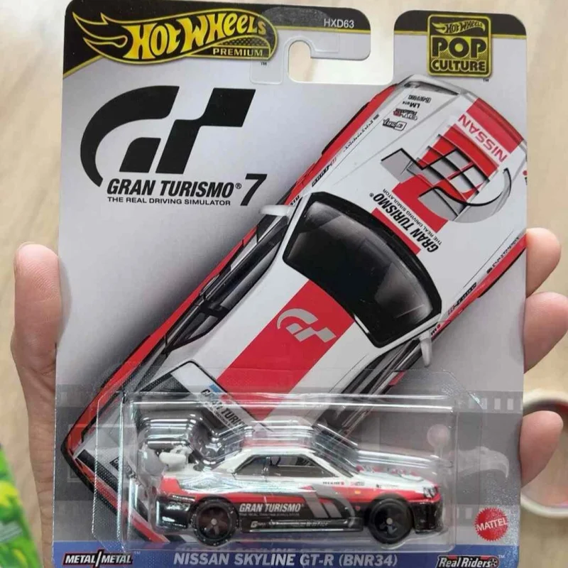 Hot Wheels Premium Nissan Skyline Gt-R Bnr34 Turismo 7 Pop Culture Tires Metal Diecast Model Collection Vehicle Brithday Gift
Hot Wheels Premium Nissan Skyline Gt-R Bnr34 Turismo 7 Pop Culture Tires Metal Diecast Model Collection Vehicle Brithday Gift