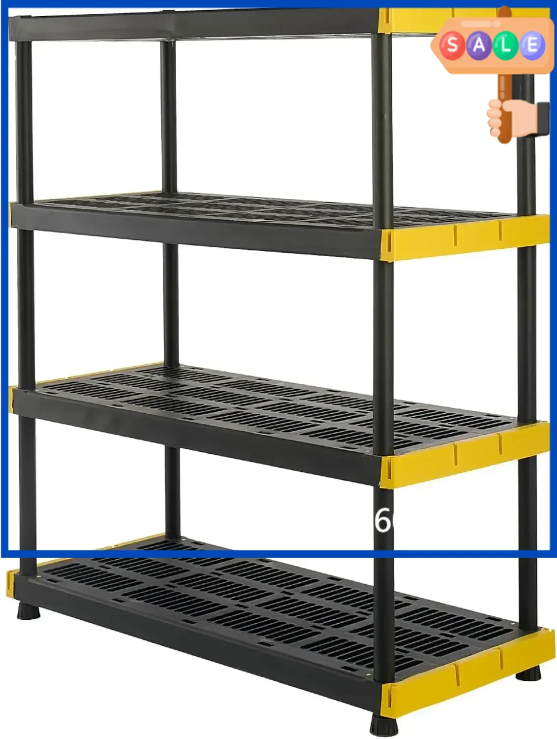 Бестселлер. Горячие продажи. Черный и желтый. ® 4-ярусный пластиковый стеллаж для хранения тяжелых предметов, нагрузка 200 фунтов на полку (55 дюймов высотой x 48 дюймов шириной x 20 дюймов глубиной) для использования внутри помещений/на улице
Бестселлер. Горячие продажи. Черный и желтый. ® 4-ярусный пластиковый стеллаж для хранения тяжелых предметов, нагрузка 200 фунтов на полку (55 дюймов высотой x 48 дюймов шириной x 20 дюймов глубиной) для использования внутри помещений/на улице