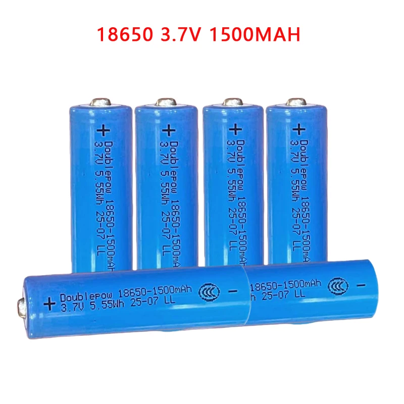 1-10PCS 18650 3.7V 1500mAh Rechargeable Lithium Battery Suitable for Shaver Speaker Massager Spray Beauty Instrument Mouse
1-10PCS 18650 3.7V 1500mAh Rechargeable Lithium Battery Suitable for Shaver Speaker Massager Spray Beauty Instrument Mouse
