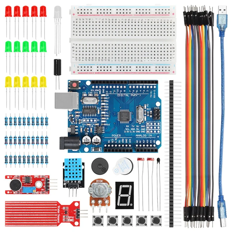 Reliablebasic Starter Kit For Arduino R3 Programming DIY Electronics Educational Learning Kit With Programed Codes Instruction D
Reliablebasic Starter Kit For Arduino R3 Programming DIY Electronics Educational Learning Kit With Programed Codes Instruction D