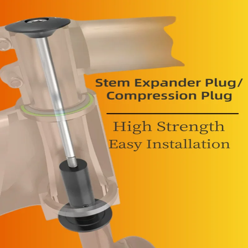 Stem Expander Plug/Compression Plug Compatible with most road, MTB, and gravel bikes
Stem Expander Plug/Compression Plug Compatible with most road, MTB, and gravel bikes