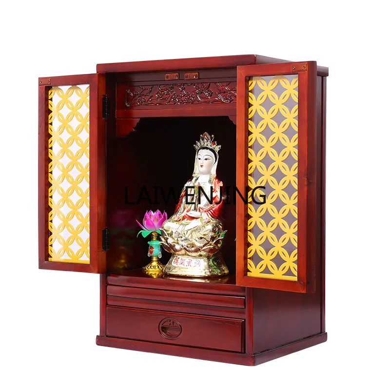 MJY Solid wood Buddhist niche cabinet with door offering shrine new Chinese Buddhist cabinet small wall-mounted
MJY Solid wood Buddhist niche cabinet with door offering shrine new Chinese Buddhist cabinet small wall-mounted
