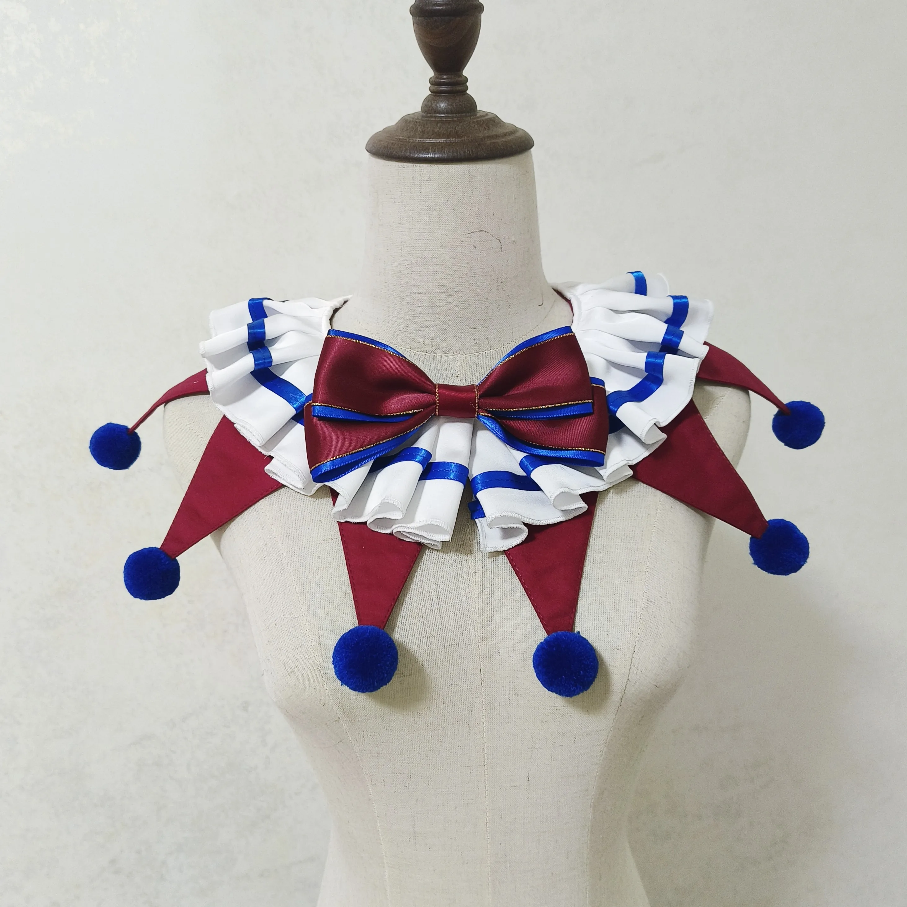 Шляпа клоуна с одинаковыми цирковыми воротниками клоуна, украшение для мужчин и женщин, сценическая одежда клоуна, воротник, милый искусственный воротник
Шляпа клоуна с одинаковыми цирковыми воротниками клоуна, украшение для мужчин и женщин, сценическая одежда клоуна, воротник, милый искусственный воротник