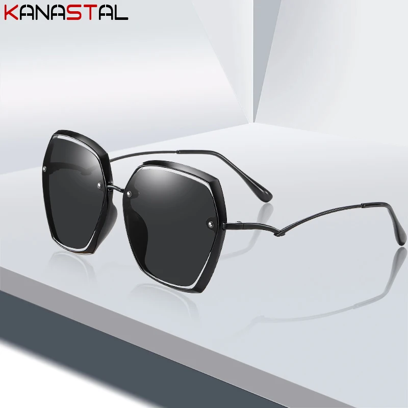 UV400 Women Polarized Sunglasses Colorful Fashion Polygon Sun Glasses Metal TR Eyeglasses Frame Riding Travel Sunscreen Eyewear
UV400 Women Polarized Sunglasses Colorful Fashion Polygon Sun Glasses Metal TR Eyeglasses Frame Riding Travel Sunscreen Eyewear