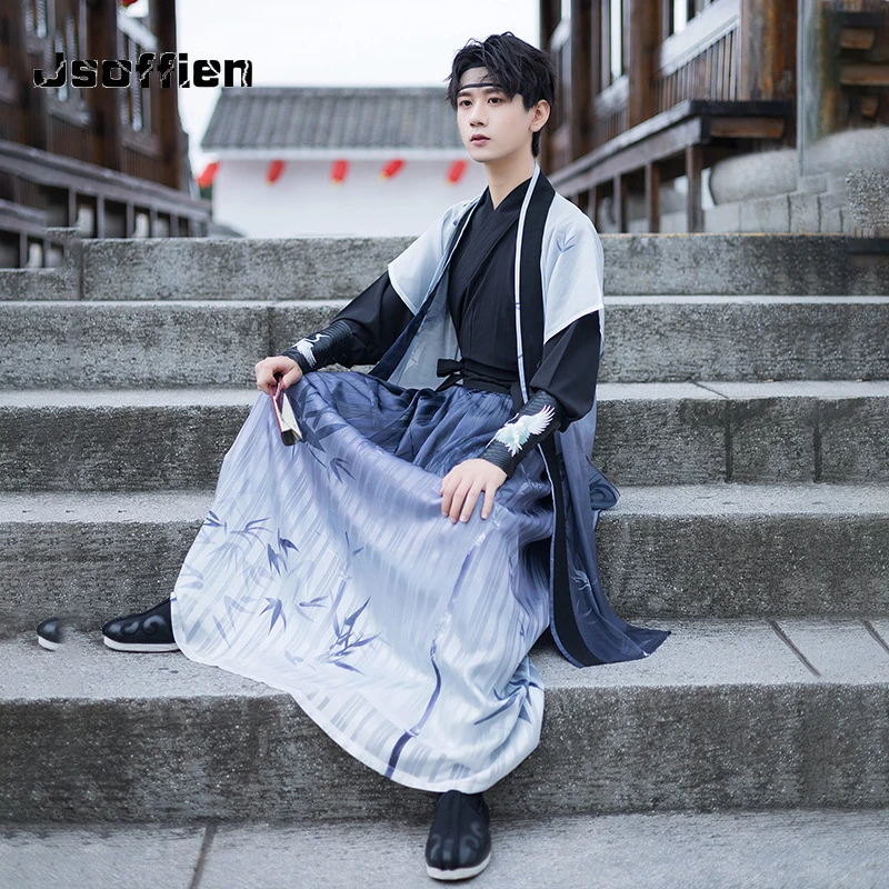 Древний китайский Hanfu, мужской карнавальный костюм для косплея, градиентный синий вышитый фехтовальщик, одежда, мужской костюм Тан, наряд
Древний китайский Hanfu, мужской карнавальный костюм для косплея, градиентный синий вышитый фехтовальщик, одежда, мужской костюм Тан, наряд