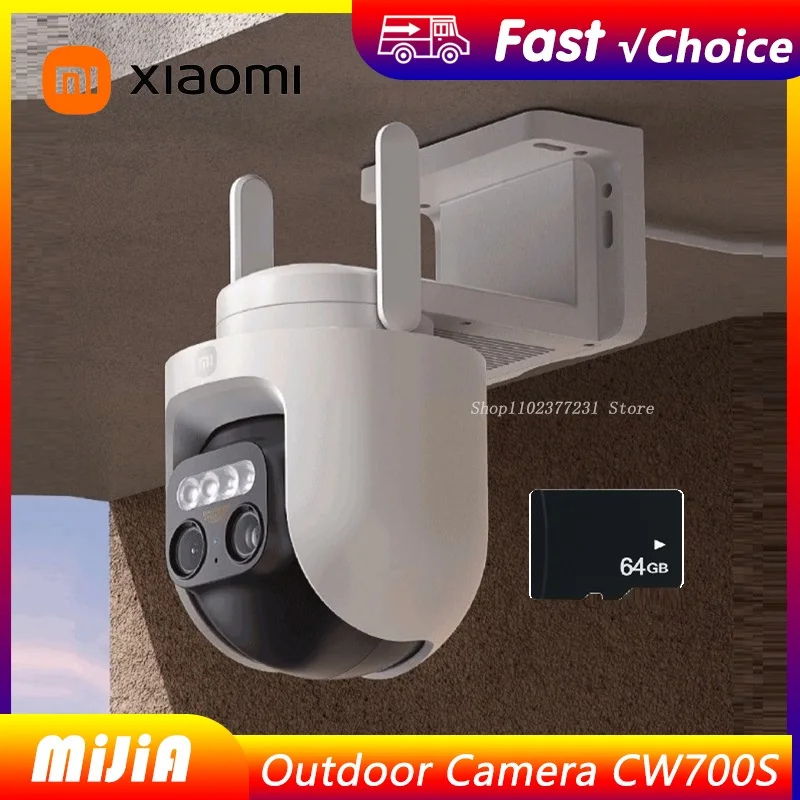 Новая уличная камера безопасности Xiaomi CW700S, 2,5K, 9-кратный зум, IP66, AI, обнаружение транспортного средства, цвет, ночное видение, Wi-Fi, 64 г, хранилище H265
Новая уличная камера безопасности Xiaomi CW700S, 2,5K, 9-кратный зум, IP66, AI, обнаружение транспортного средства, цвет, ночное видение, Wi-Fi, 64 г, хранилище H265