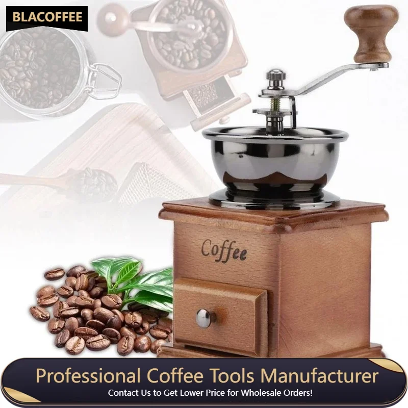 Coffee Hand Grinder Wood Vintage Antique Ceramic Hand Crank Mill Stainless Steel Spice Manual Coffee Grinder
Coffee Hand Grinder Wood Vintage Antique Ceramic Hand Crank Mill Stainless Steel Spice Manual Coffee Grinder