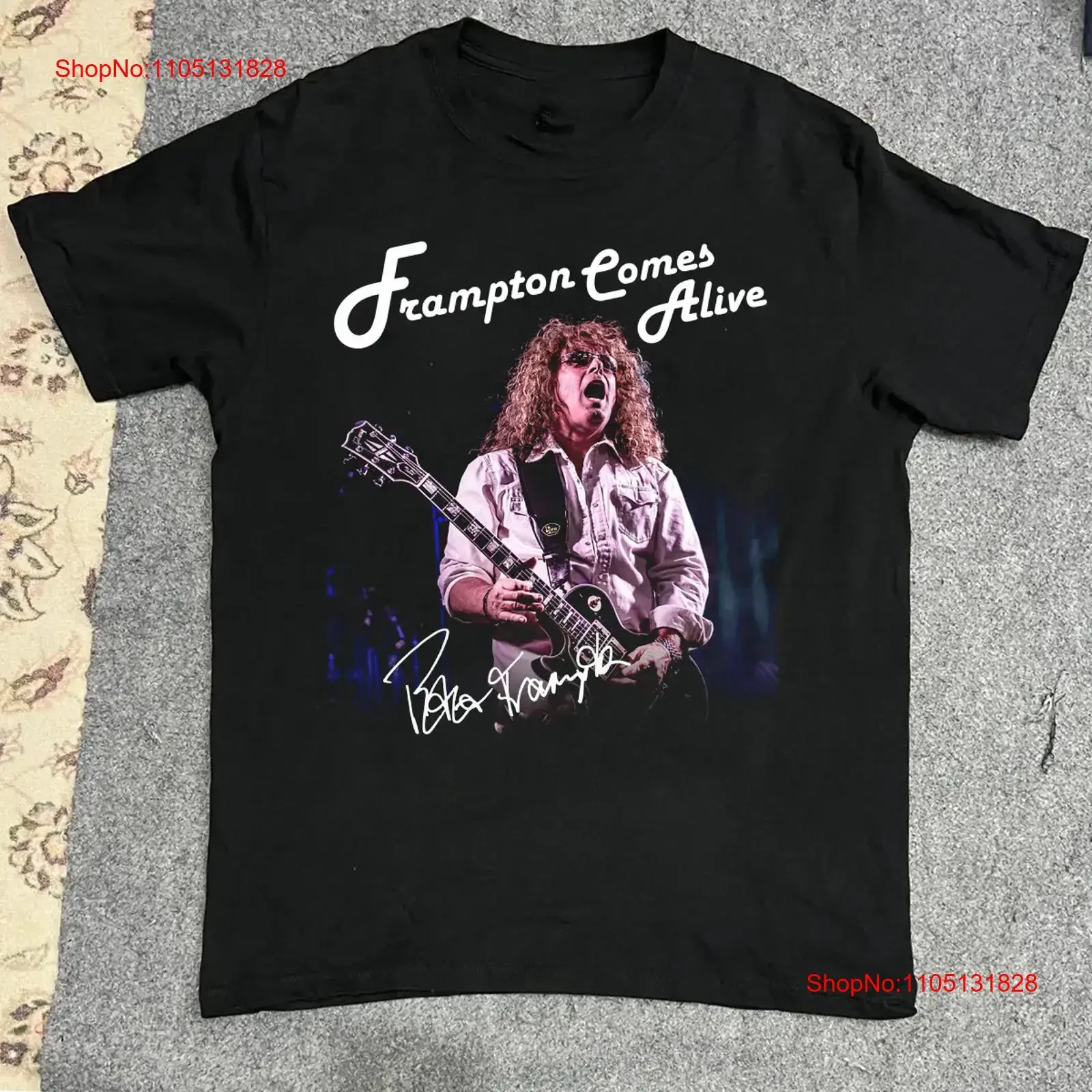 Peter Frampton Signature T Shirt Black All Size For Fan AM768 vintage Washed homme Versatile Slightly streetwear Stylish Unisex
Peter Frampton Signature T Shirt Black All Size For Fan AM768 vintage Washed homme Versatile Slightly streetwear Stylish Unisex