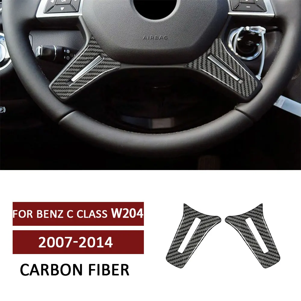 Car Steering Wheel Decoration Panel Trim Sticker for Mercedes Benz C Class W204 2007-2014 Carbon Fiber Auto Interior Accessories
Car Steering Wheel Decoration Panel Trim Sticker for Mercedes Benz C Class W204 2007-2014 Carbon Fiber Auto Interior Accessories