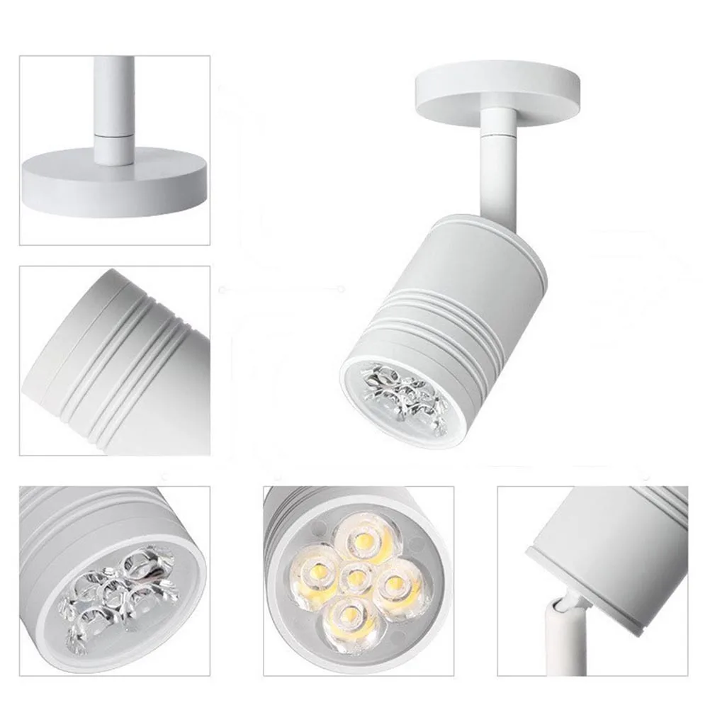 LED Spotlight 110-220V Surface Mounted 360 Degree Rotary Showcase Lamp for Living Room Hallway Kitchen Lighting
LED Spotlight 110-220V Surface Mounted 360 Degree Rotary Showcase Lamp for Living Room Hallway Kitchen Lighting
