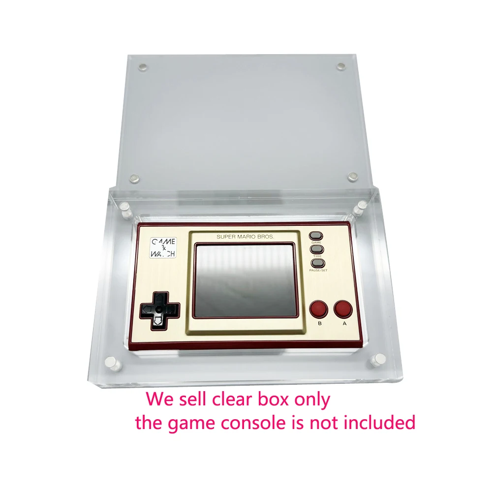 Прозрачная акриловая защитная коробка для хранения игровых часов, магнитная крышка на 35-летие, подарочная коробка
Прозрачная акриловая защитная коробка для хранения игровых часов, магнитная крышка на 35-летие, подарочная коробка
