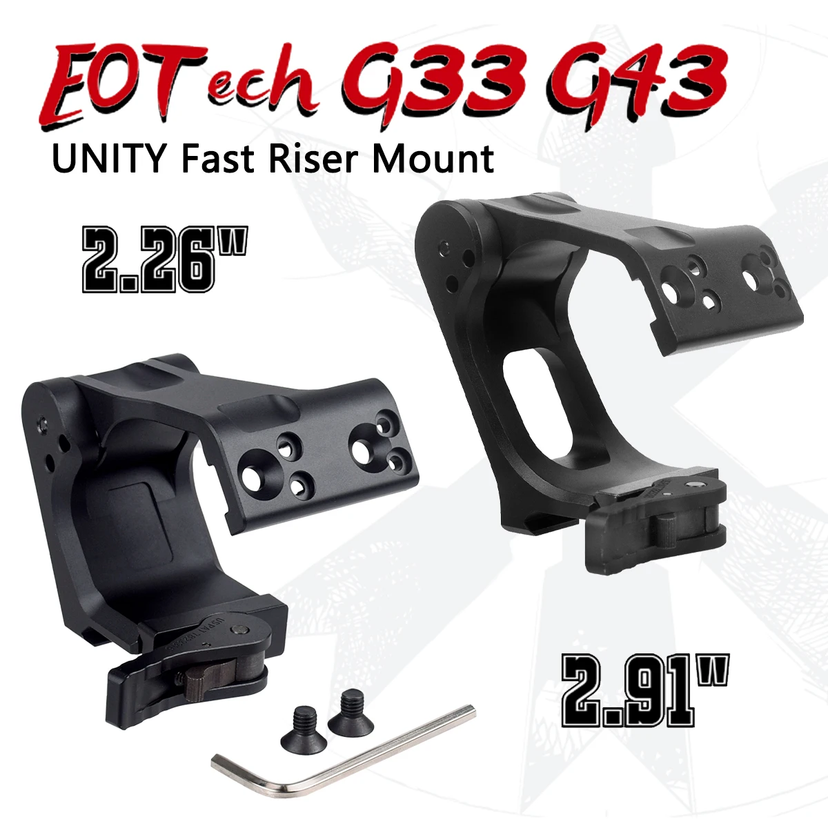 Tactical UNITY FAST OMNI FTC Lever Optical 2.26" 2.91" Height Mount Magnifier G33 G43 Red Dot Sight Scope Fit 20mm Rail Hunting
Tactical UNITY FAST OMNI FTC Lever Optical 2.26" 2.91" Height Mount Magnifier G33 G43 Red Dot Sight Scope Fit 20mm Rail Hunting