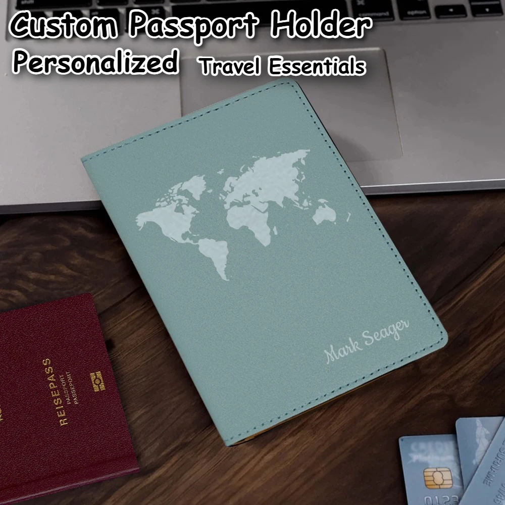 Custom Passport Holder Map PU Passport Cover Travel Essential Cruise Must Have Passport Holders Slim and Portable for Travel
Custom Passport Holder Map PU Passport Cover Travel Essential Cruise Must Have Passport Holders Slim and Portable for Travel