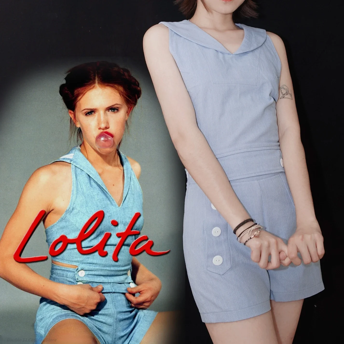 2026 Movie Lolita Cosplay Costume Adult Women Sexy Sailor Suit Casual Uniform Halterneck Top Pants Halloween Carnival Outfits
2026 Movie Lolita Cosplay Costume Adult Women Sexy Sailor Suit Casual Uniform Halterneck Top Pants Halloween Carnival Outfits