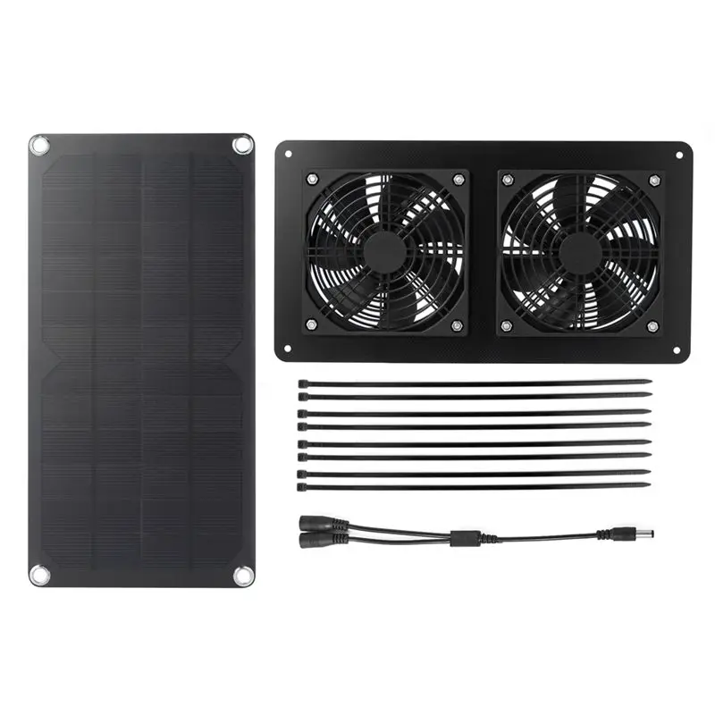 [NEW!N92R】 10W Solar Panel Powered Fan Ventilator For Greenhouse Motorhome House Chicken House
[NEW!N92R】 10W Solar Panel Powered Fan Ventilator For Greenhouse Motorhome House Chicken House