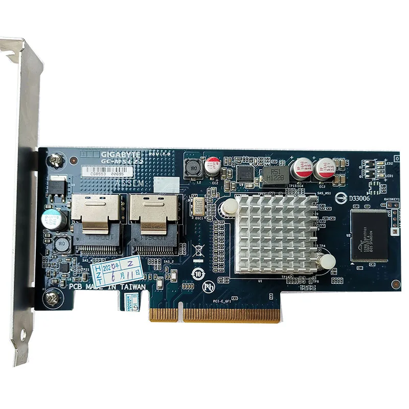 GC-MSLZ2 PCIe SAS SATA Multi bay Array Card Плата прямого доступа Карта расширения данных жесткого диска NAS
GC-MSLZ2 PCIe SAS SATA Multi bay Array Card Плата прямого доступа Карта расширения данных жесткого диска NAS