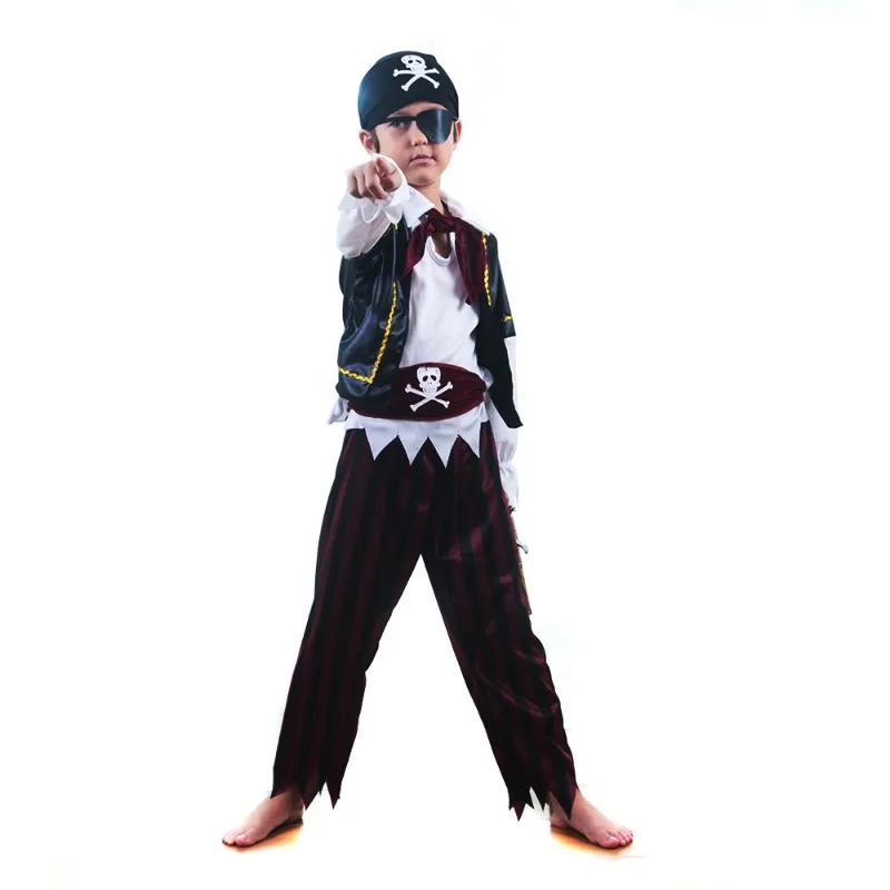 Halloween Children's Pirate Costume Children's Day Stage Performance Role Play Cosplay Costume Set
Halloween Children's Pirate Costume Children's Day Stage Performance Role Play Cosplay Costume Set
