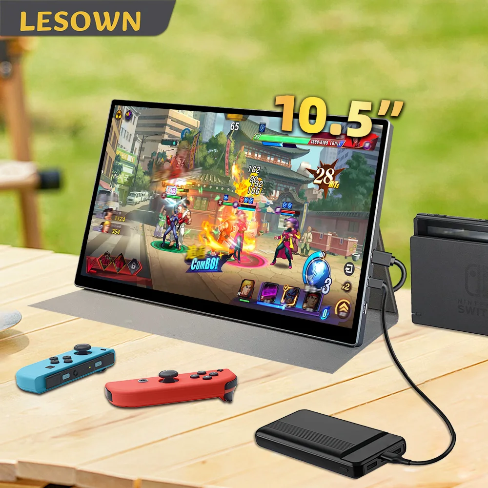 LESOWN 10.5'' USB-C Additional Display – IPS Travel Monitor Second Screen Auxiliary Monitor for Laptop PC Switch Android Gaming
LESOWN 10.5'' USB-C Additional Display – IPS Travel Monitor Second Screen Auxiliary Monitor for Laptop PC Switch Android Gaming