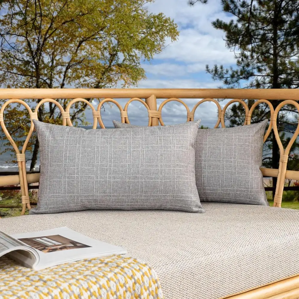 Kevin Textile Pack of 2 Outdoor Waterproof Throw Pillow Covers Decorative Square Outdoor Checkered Pillows Cushion Case Patio Pi
Kevin Textile Pack of 2 Outdoor Waterproof Throw Pillow Covers Decorative Square Outdoor Checkered Pillows Cushion Case Patio Pi