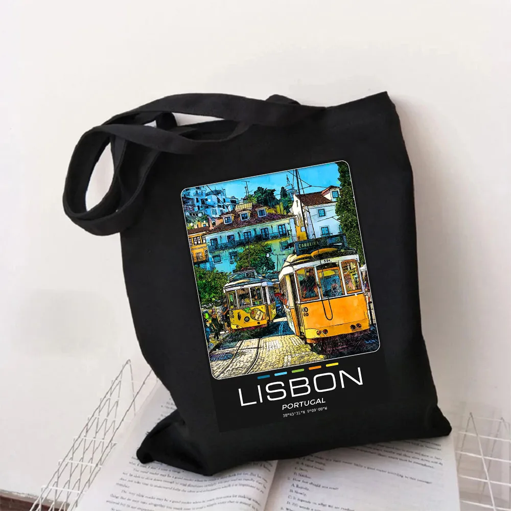 2026 New Lisbon Portugal Tram Canvas Tote Bag Retro Travel Poster Print Eco Shoulder Bag for Daily & Travel Use
2026 New Lisbon Portugal Tram Canvas Tote Bag Retro Travel Poster Print Eco Shoulder Bag for Daily & Travel Use