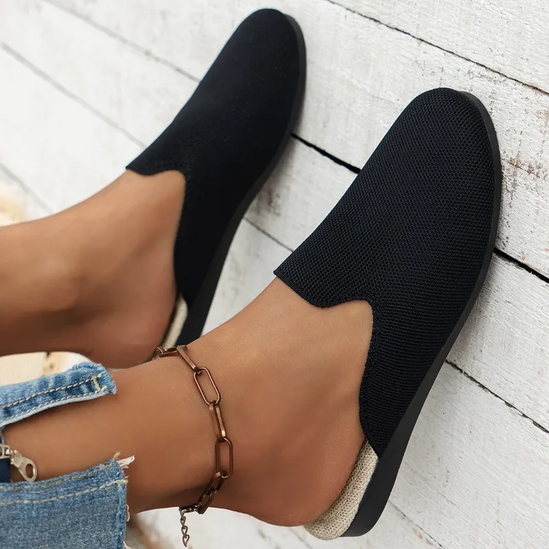 Pointed Half Slippers for Women Autumn New Female Casual Slip-On Flat Walking Shoes Woman Lightweight Non Slip Casual Shoes
Pointed Half Slippers for Women Autumn New Female Casual Slip-On Flat Walking Shoes Woman Lightweight Non Slip Casual Shoes