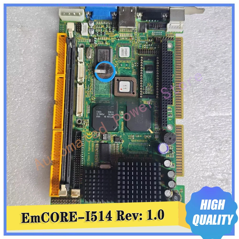 EmCORE-I514 Rev: 1.0 ISA Half length Card Computer Industrial Control Motherboard
EmCORE-I514 Rev: 1.0 ISA Half length Card Computer Industrial Control Motherboard
