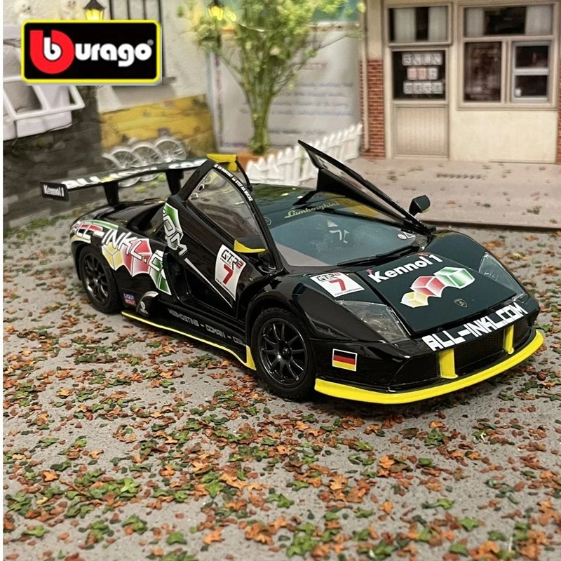 Модель спортивного автомобиля Bburago 1:24 Lamborghini murзеркаago FIA GT, литой металлический гоночный автомобиль, имитация подарков, игрушки для мальчиков
Модель спортивного автомобиля Bburago 1:24 Lamborghini murзеркаago FIA GT, литой металлический гоночный автомобиль, имитация подарков, игрушки для мальчиков