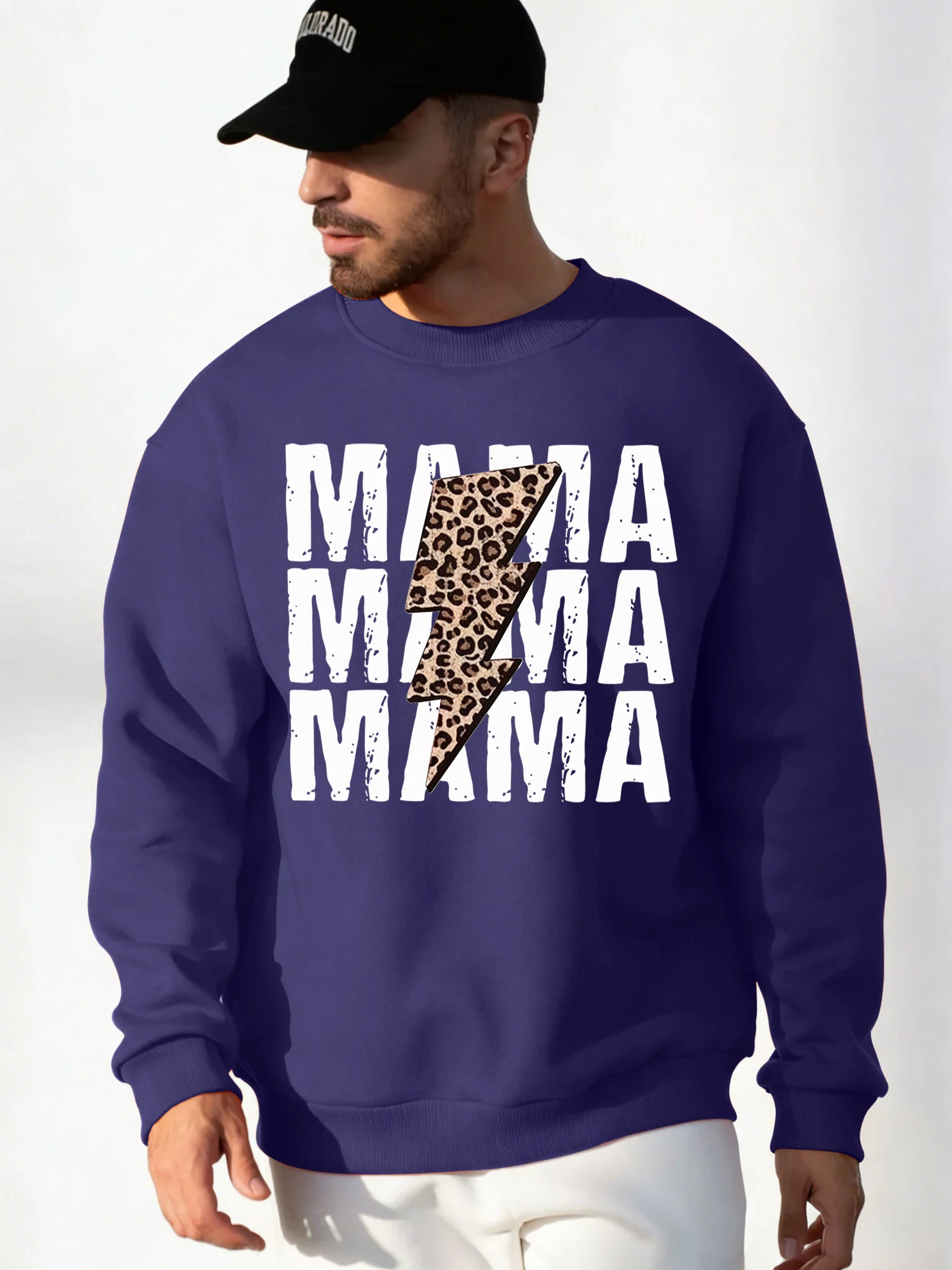 Мужская универсальная офисная толстовка с леопардовым принтом «Мама», спортивная модная уличная одежда, свободные удобные толстовки, повседневная одежда
Мужская универсальная офисная толстовка с леопардовым принтом «Мама», спортивная модная уличная одежда, свободные удобные толстовки, повседневная одежда
