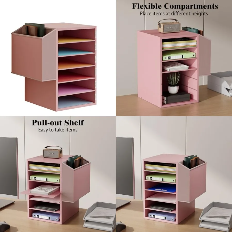 6 Tier Adjustable Countertop Mail Sorter, Mailboxes With Name Slots, Literature Organization Paper Storage Slot, Office Desk Fi
6 Tier Adjustable Countertop Mail Sorter, Mailboxes With Name Slots, Literature Organization Paper Storage Slot, Office Desk Fi