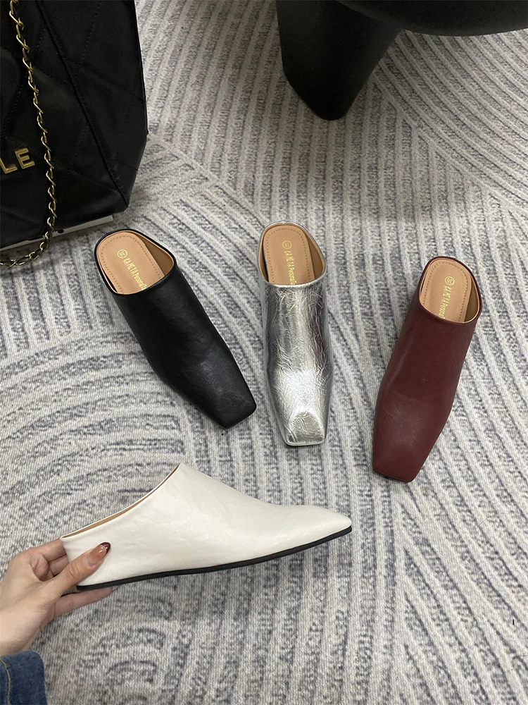 New Footwear Wedges Slides Slippers Shoes For Women 2025 Fashion Pointed Toe Ladies High Heels Pumps Slippers Shoes Female Mules
New Footwear Wedges Slides Slippers Shoes For Women 2025 Fashion Pointed Toe Ladies High Heels Pumps Slippers Shoes Female Mules