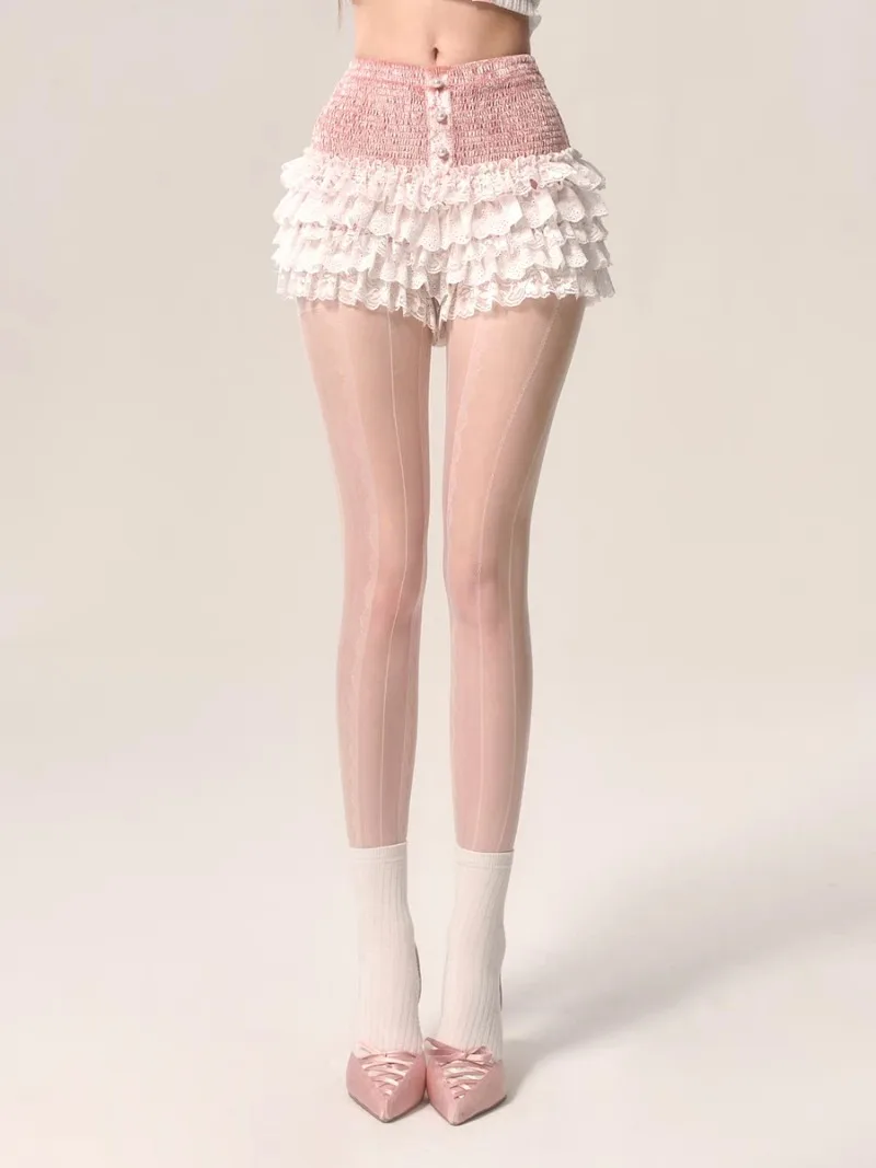 Miiiix Pink French Fashion Lace A-line Cake Skirt 2024 Women's Summer New Ballet Girls' Style Short Skirts Female Clothing
Miiiix Pink French Fashion Lace A-line Cake Skirt 2024 Women's Summer New Ballet Girls' Style Short Skirts Female Clothing