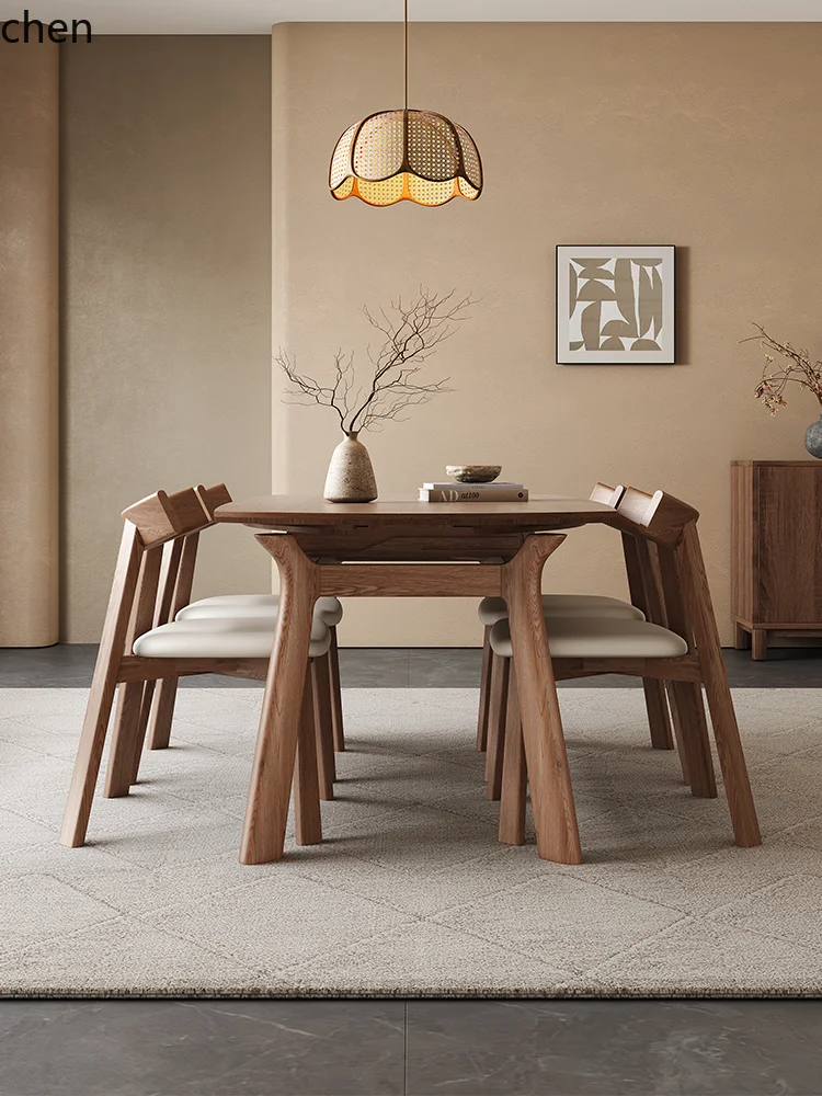 ZMLall-solid wood retractable dining table variable round table living room household small apartment round folding dining table
ZMLall-solid wood retractable dining table variable round table living room household small apartment round folding dining table