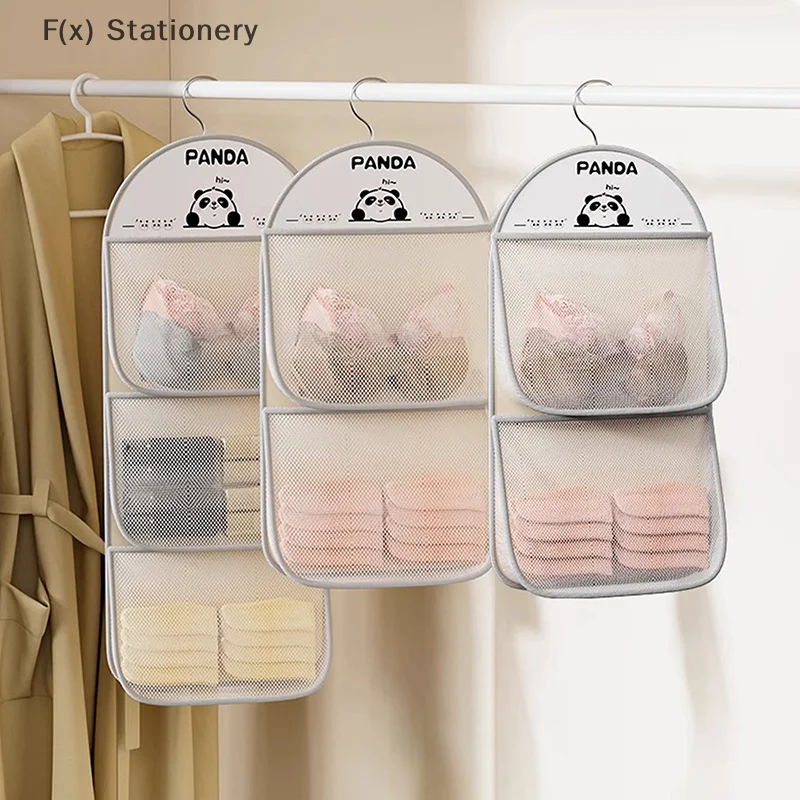 2/3Layer Large Capacity Storage Mesh Bag Underwear Socks Storage Bag Breathable Wardrobe Organizer With Clothes Hanger
2/3Layer Large Capacity Storage Mesh Bag Underwear Socks Storage Bag Breathable Wardrobe Organizer With Clothes Hanger