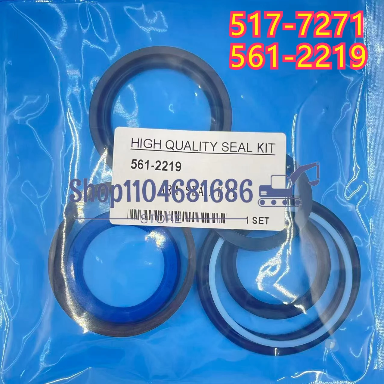 Oil Seal Part Number 517-7271 561-2219 Suitable for Excavator E302 New Oil Seal Repair Kit
Oil Seal Part Number 517-7271 561-2219 Suitable for Excavator E302 New Oil Seal Repair Kit
