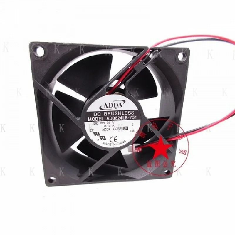 C FOR ADDA AD0824LB-Y51 80*80*32MM DC24V 0.10A 8CM 2-wire cooling fan
C FOR ADDA AD0824LB-Y51 80*80*32MM DC24V 0.10A 8CM 2-wire cooling fan