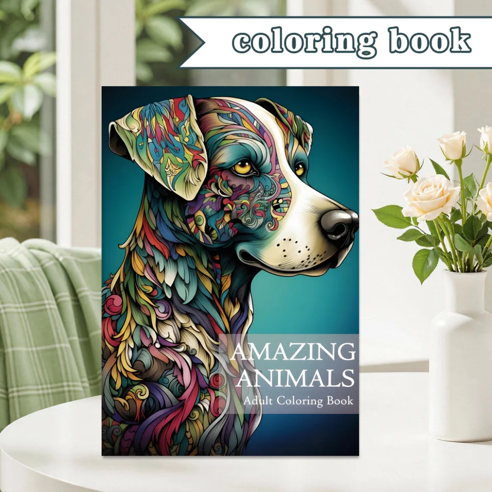 Amazing Animals Adult Coloring Book Beautiful Wildlife Illustrations for Adults Stress Relief Relaxation Art Gift
Amazing Animals Adult Coloring Book Beautiful Wildlife Illustrations for Adults Stress Relief Relaxation Art Gift