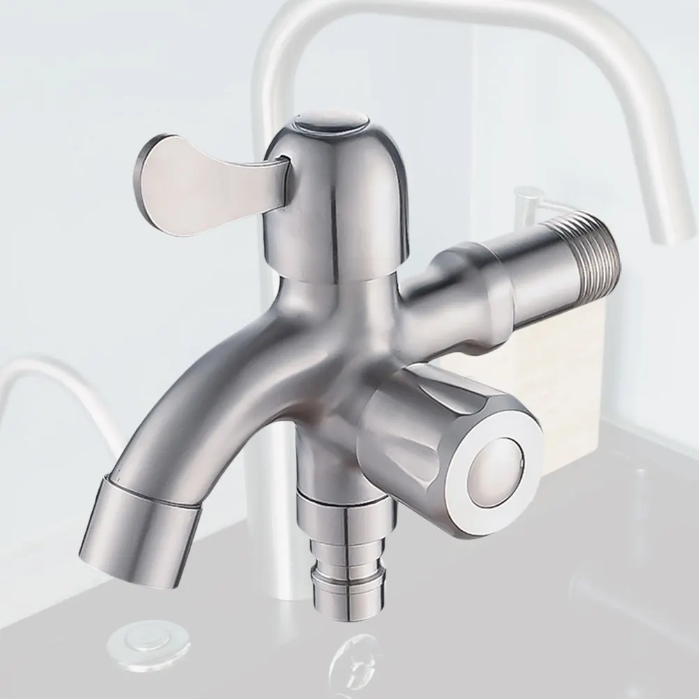 Stainless Steel Washing Machine Faucet Single H Anti Rust Bathroom Water Tap Multi Purpose Household Toilet Faucets
Stainless Steel Washing Machine Faucet Single H Anti Rust Bathroom Water Tap Multi Purpose Household Toilet Faucets