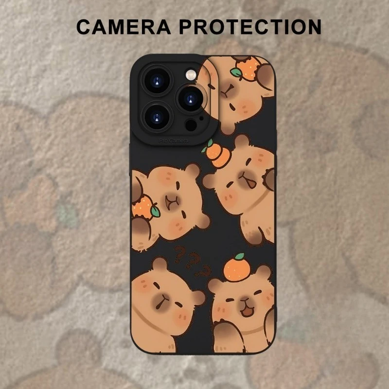 Camera Protection Phone Case For Huawei Nova 8i 7i 7 Pro SE 5i 5Z 5T 5 Pro 4 4E 3 3E 3i 2i Cute Cartoon Capybara Soft Cover
Camera Protection Phone Case For Huawei Nova 8i 7i 7 Pro SE 5i 5Z 5T 5 Pro 4 4E 3 3E 3i 2i Cute Cartoon Capybara Soft Cover