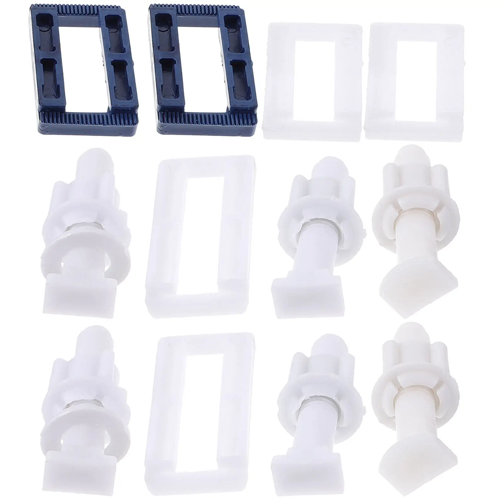 6 комплектов пластиковых прочных сменных болтов для унитаза, легко устанавливаемые винты для ремонта унитазов для дома, ванных комнат, отелей, общественного использования
6 комплектов пластиковых прочных сменных болтов для унитаза, легко устанавливаемые винты для ремонта унитазов для дома, ванных комнат, отелей, общественного использования