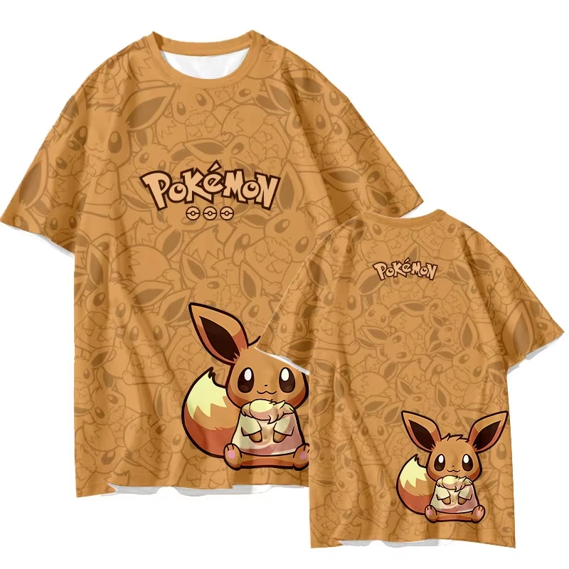 Bandai Elf Pok É Mon Eevee Evolution Anime Peripheral Short Sleeve Quick Dry Breathable Comfortable Parent Child Anime T-shirt
Bandai Elf Pok É Mon Eevee Evolution Anime Peripheral Short Sleeve Quick Dry Breathable Comfortable Parent Child Anime T-shirt