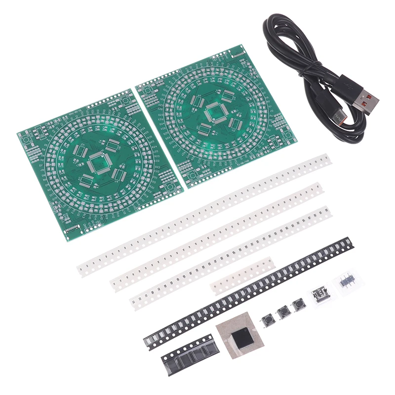 Набор для пайки LQFP64 DIY: Плата для отработки пайки SMD с подсветкой 5В и интерфейсом Type-C для обучения пайке
Набор для пайки LQFP64 DIY: Плата для отработки пайки SMD с подсветкой 5В и интерфейсом Type-C для обучения пайке
