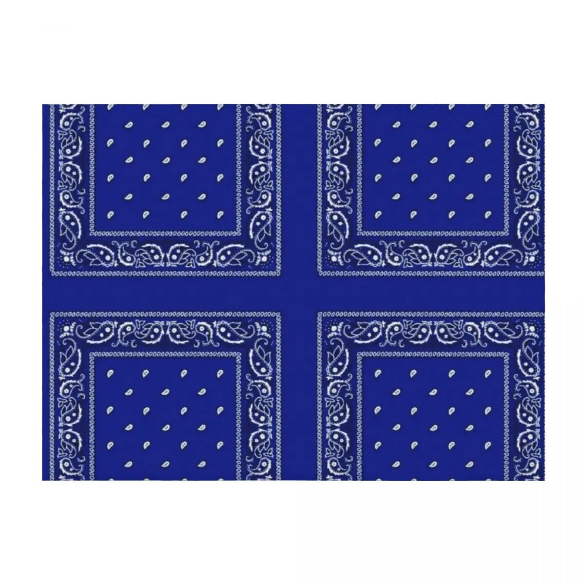 Blue Bandana Throw Blanket Thermal Sofas Decorative Sofas Shaggy Blankets 
Blue Bandana Throw Blanket Thermal Sofas Decorative Sofas Shaggy Blankets