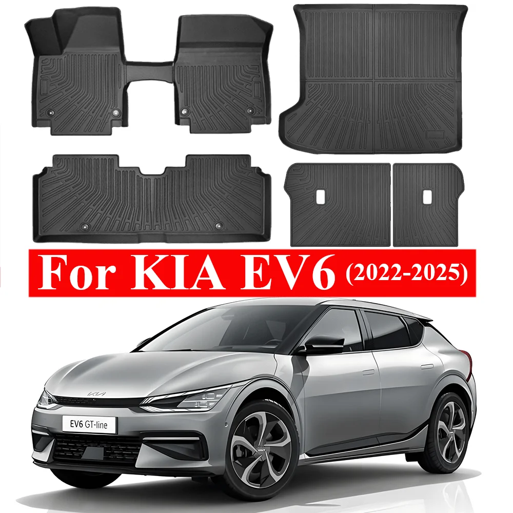 Для Kia EV6 2022-2025 коврики из ТПЭ, всепогодный защитный вкладыш для багажника, водонепроницаемый коврик в багажник с накладкой на спинку, полный комплект с левым рулем
Для Kia EV6 2022-2025 коврики из ТПЭ, всепогодный защитный вкладыш для багажника, водонепроницаемый коврик в багажник с накладкой на спинку, полный комплект с левым рулем