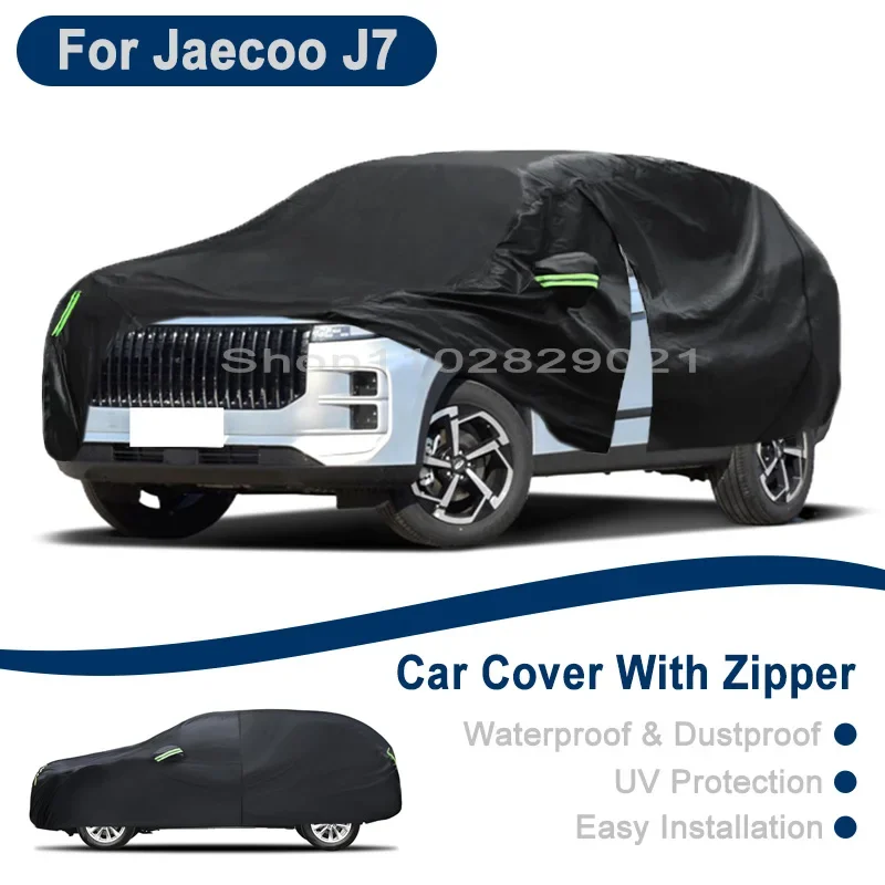 Outdoor Full Vehicle Cover For Jaecoo J7 - Side Zipper Design, Waterproof Dustproof Sun Protection Car Cover
Outdoor Full Vehicle Cover For Jaecoo J7 - Side Zipper Design, Waterproof Dustproof Sun Protection Car Cover