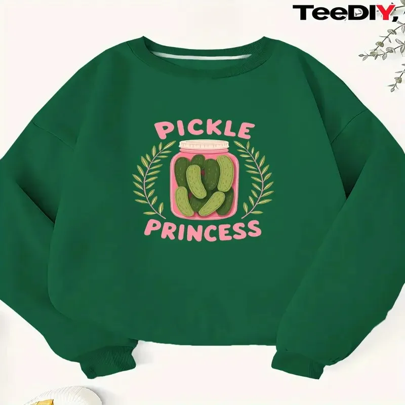Winter Fall Women Plus Size Sweatshirt Female Clothes PICKLE PRINCESS Street Style Long Sleeve Comfortable Y2k Streetwear Top
Winter Fall Women Plus Size Sweatshirt Female Clothes PICKLE PRINCESS Street Style Long Sleeve Comfortable Y2k Streetwear Top