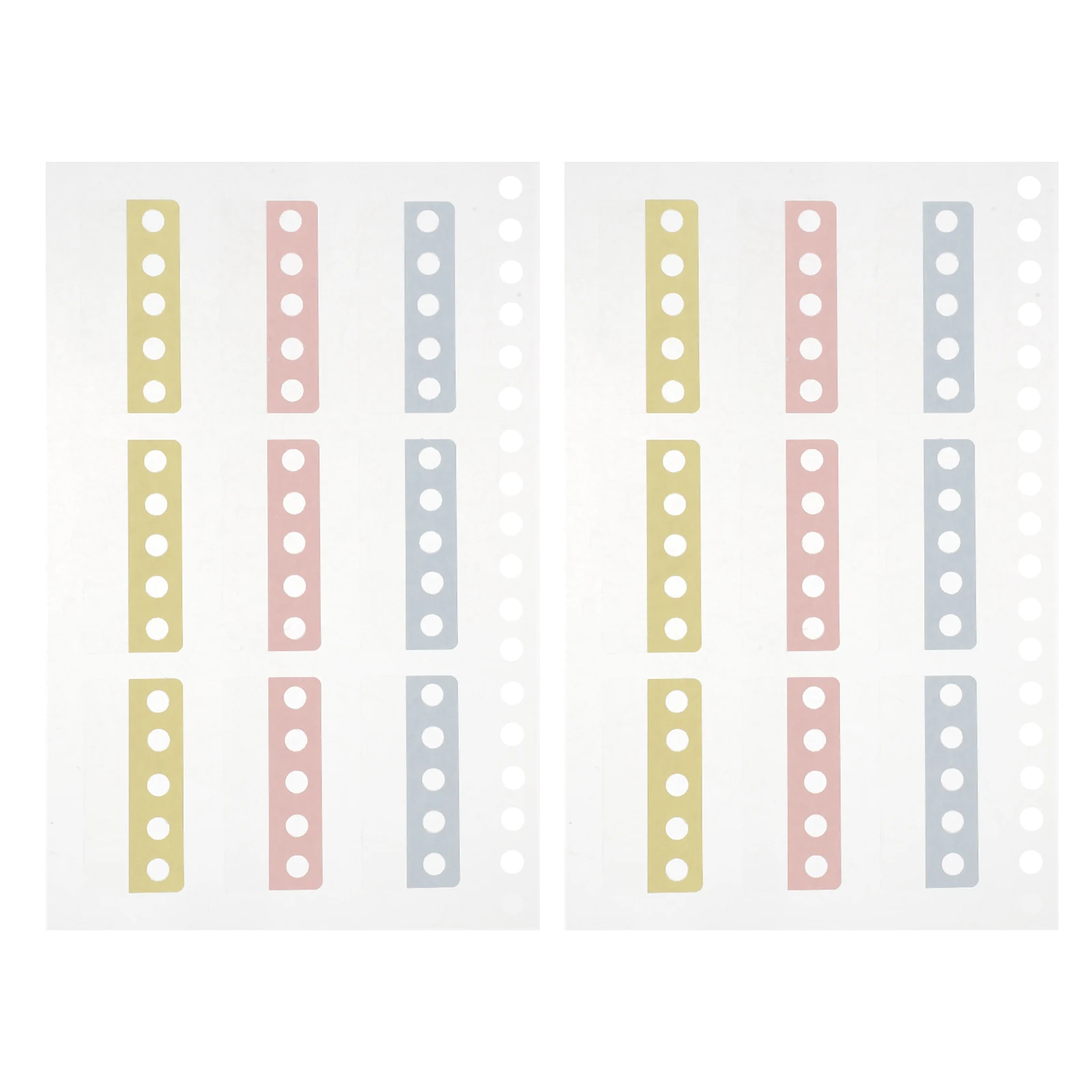 2 Sheets Loose-leaf Hole Repair Subsidy Tab Markers for Pages Book Sticky Tabs Pp
2 Sheets Loose-leaf Hole Repair Subsidy Tab Markers for Pages Book Sticky Tabs Pp