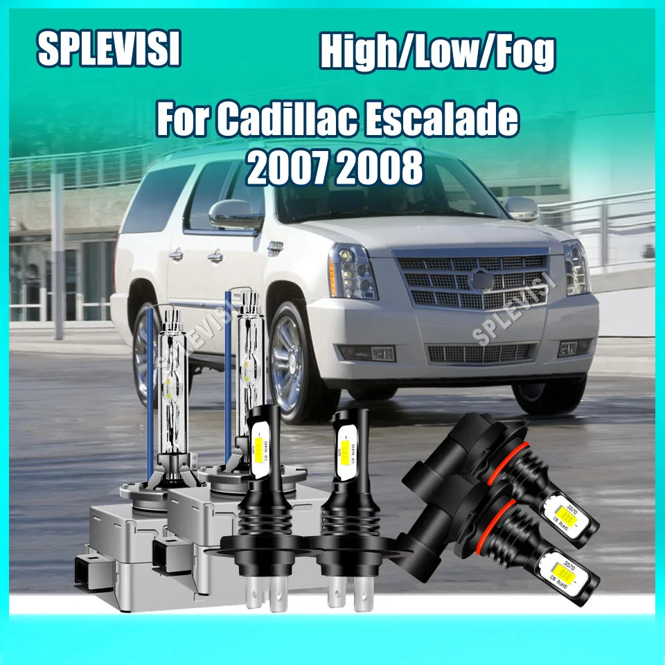 LED Bulbs CSP Chip Car Light Headlight Foglight Fog Lamp 6000K White simply plugging and playing For Cadillac Escalade 2007 2008
LED Bulbs CSP Chip Car Light Headlight Foglight Fog Lamp 6000K White simply plugging and playing For Cadillac Escalade 2007 2008